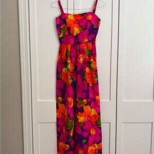Vintage Floral Maxi Dress
